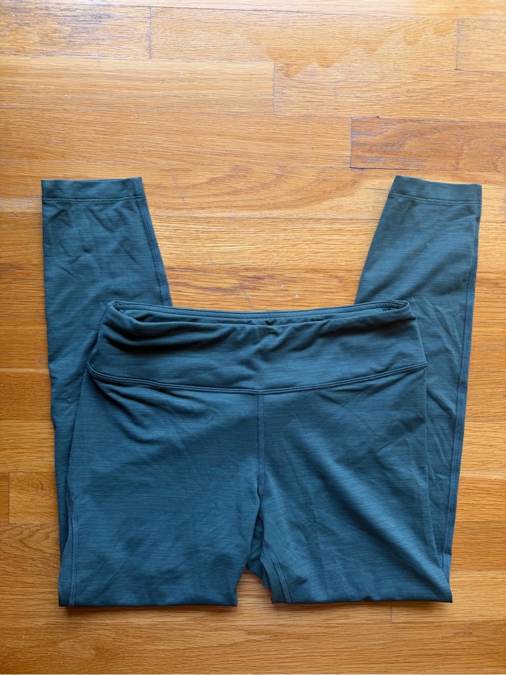 Outdoor Voices Teal High Waisted Full Length Leggings - Size Medium